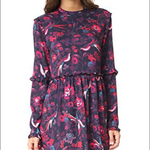 Tanya Taylor Floral Dyllan Dress - Picture 2 of 3